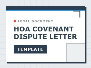 Hoa Covenant Dispute Letter Template