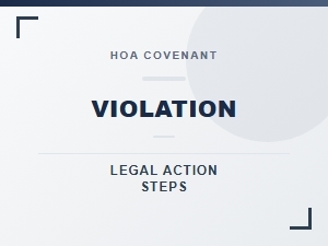 Hoa Covenant Violation Legal Steps